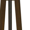 Tripod Floor Lamp With White Rectangular Shade - Brown - HomeRoots - Floor Lamps - Elite Enclave Home