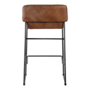 Starlet - Leather Open Road Counter Stool (Set of 2) - Brown - Moe's Home Collection - Stool Sets - Elite Enclave Home