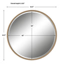 Ranchero - Natural Rope Round Mirror