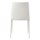 Nora - Vegan Leather Dining Chair (Set of 2) - White - Moe's Home Collection - Chair Sets - Elite Enclave Home