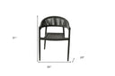 Aluminum Outdoor Arm Chair (Set of 4) - Gray