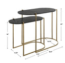 Aztec - Wood Nesting Tables (Set of 2)