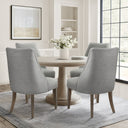 Winfield - Upholstered Dining Chair (Set of 2) - Light Gray - Martha Stewart - Chair Sets - Elite Enclave Home