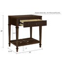 Kenna - Nightstand - Dark Coffee - Martha Stewart - Accent Nightstands - Elite Enclave Home