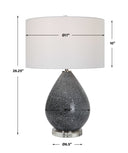 Nebula - Speckled Glaze Table Lamp - Gray