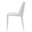 Nora - Vegan Leather Dining Chair (Set of 2) - White - Moe's Home Collection - Chair Sets - Elite Enclave Home