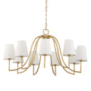 Seville - 9 Light Chandelier - Gold - Uttermost - Chandeliers- Elite Enclave Home