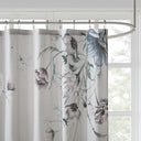 Cassandra - Printed Shower Curtain - Blue - Madison Park - Shower Curtains - Elite Enclave Home