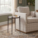 Nahunta - Accent Table - Dark Bronze / Gray