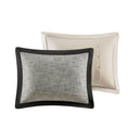 Reed - 9 Piece King Comforter Set - Gray