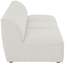 Miramar - 3 Seat Armless Modular Sofa - Meridian Furniture - Stationary Sectionals - Elite Enclave Home