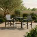 Nizuc - Outdoor Patio Barstool (Set of 2) - Meridian Furniture - Stool Sets- Elite Enclave Home