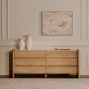 Lane - 6 Drawer Dresser - Natural - Moe's Home Collection - Dressers - Elite Enclave Home