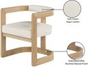 Manchester - Dining Chair - Natural Frame - Meridian Furniture - Arm Chairs - Elite Enclave Home