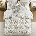 Herbal - Full/Queen 5 Piece Print Duvet Set - Multi