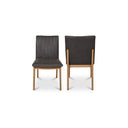 Demi - Leather Dining Chair (Set of 2) - Brown