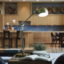 LED Adjustable Desk Lamp - Shiny Satin Brass