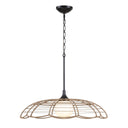 Lakeside - Indoor-Outdoor 1 Light Pendant - Black