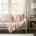 Duke - Square Pillow - Blush - Madison Park - Throw Pillows - Elite Enclave Home