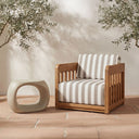 Albers - Outdoor Stool - Cream - Moe's Home Collection - Garden Stools - Elite Enclave Home