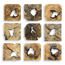 Bahati - Wood Wall Decor (Set of 9) - Natural