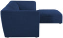 Miramar - 4 Piece Modular Sectional - Meridian Furniture - Stationary Sectionals - Elite Enclave Home