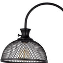 Adjustable Traditional Shaped Floor Lamp With Bronze Dome Shade - Black - HomeRoots - Floor Lamps - Elite Enclave Home