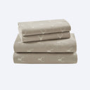 Flannel - Queen 100% Flannel Printed Sheet Set - Stag Head - Woolrich - Sheets & Pillowcases - Elite Enclave Home