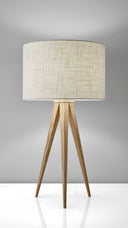 Treble Table Lamp - Natural Wood