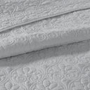 Quebec - King Reversible Bedspread Set - Gray