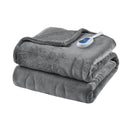 Heated Microlight to Berber - Throw - Gray - Beautyrest - Heated Throws - Elite Enclave Home