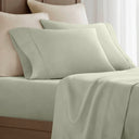 King Sateen Pillowcase Set - Sage - Harbor House - Sheets & Pillowcases - Elite Enclave Home