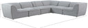 Miramar - 6 Piece Modular Sectional - Meridian Furniture - Stationary Sectionals - Elite Enclave Home