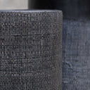 Woven - Shadow Vases (Set of 2) - Black