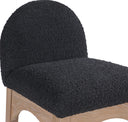 Waldorf - Boucle Stool With Natural Legs - Meridian Furniture - Counter Height (24" - 27") - Elite Enclave Home
