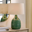 Breya - Glaze Table Lamp - Green
