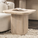 Vander - Solid Wood Square End Table - Classic Home - End Tables- Elite Enclave Home