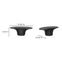 Yumi - Outdoor Coffee Table - Black - Moe's Home Collection - Coffee Tables - Elite Enclave Home