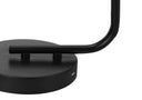 Metal Round Arched USB Table Lamp With Clear Drum Shade - Black - HomeRoots - Table Lamps - Elite Enclave Home