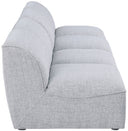 Miramar - 4 Seat Armless Modular Sofa - Meridian Furniture - Stationary Sectionals - Elite Enclave Home