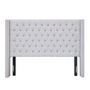 Amelia - Queen Upholstery Headboard - Gray