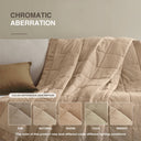 Windom - All Season Hypoallergenic Twin Blanket With 3M Scotchgard - Brown