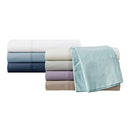 Peached Percale - King Sheet Set - Aqua