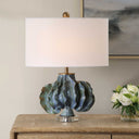 Ruffle Up - Table Lamp - Blue Green - Uttermost - Table Lamps - Elite Enclave Home