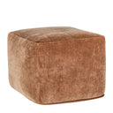 Uttermost Heirloom Velvet Pouf – luxurious velvet fabric in rich jewel tones
