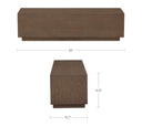 Sawyer - Coffee Table - Dark Brown - Moe's Home Collection - Coffee Tables - Elite Enclave Home