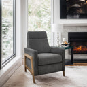 Luna - Recliner With Frame - Gray - Chapel Hill - Reclining Chairs - Elite Enclave Home
