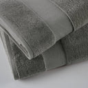 Turkish Bath Sheet 2 Piece Set - Charcoal - Madison Park Signature - Towel Sets - Elite Enclave Home