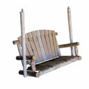 48" x 24" x 48" Wood Porch Swing - Natural