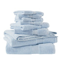 800GSM - 8 Piece Antimicrobial Towel Set - Light Blue - Madison Park Signature - Towel Sets - Elite Enclave Home